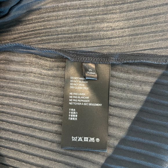 Anthropologie Sheer Pleated Black Top - Picture 6 of 6